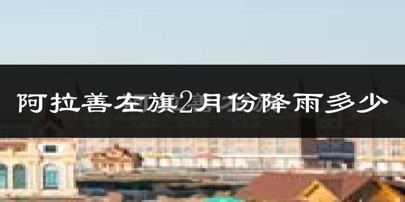 阿拉善左旗2月份降雨多少?