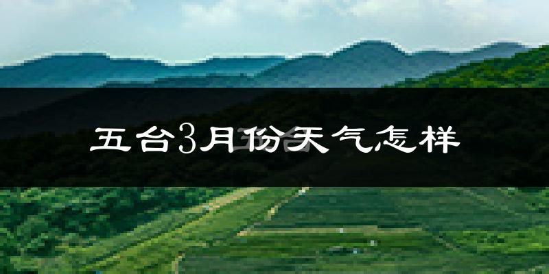 五台县3月份天气如何?冷吗?
