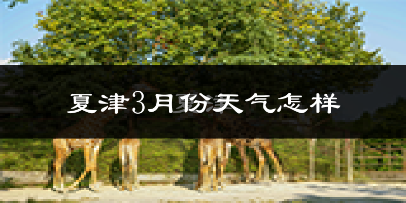 夏津县3月份天气如何?冷吗?