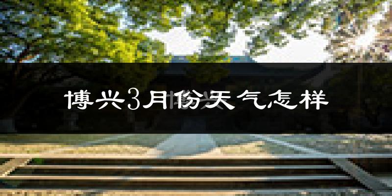 博兴县3月份天气如何?冷吗?过去两年3月天气数据分析