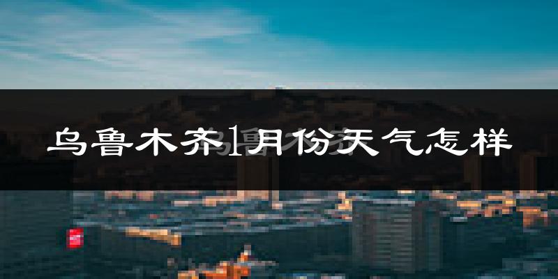 乌鲁木齐市1月份天气如何?很冷吗?