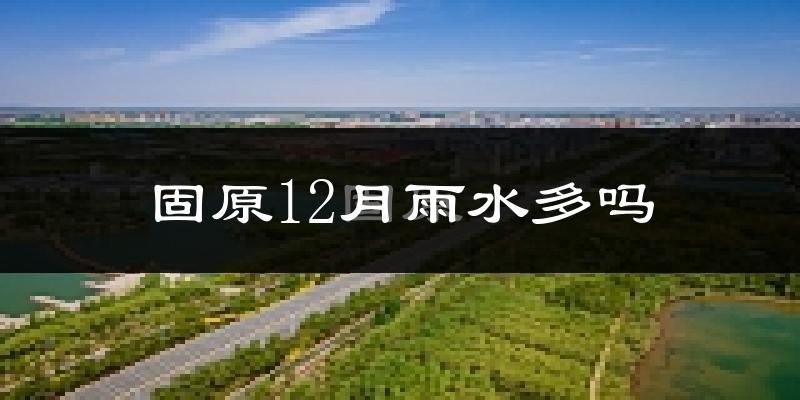 固原12月雨水多吗?