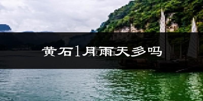 黄石1月雨天多吗?