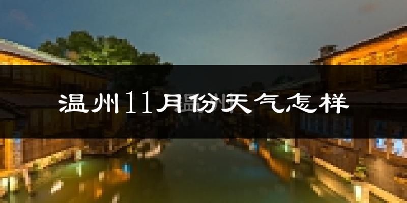 温州11月份天气怎样?温州十一月冷吗?