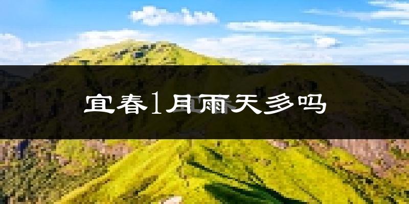 宜春1月雨天多吗?
