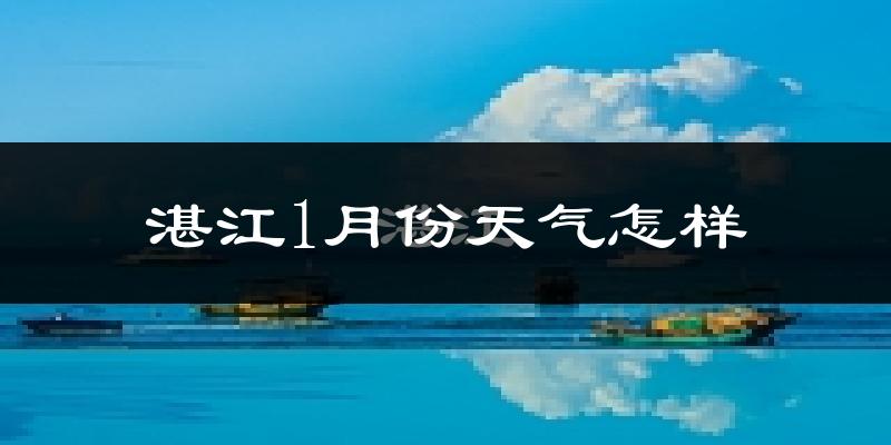 湛江1月份天气如何?很冷吗?